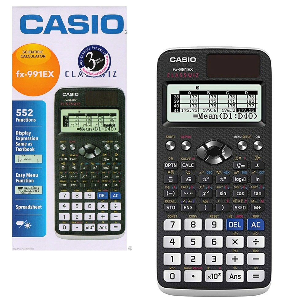 Casio Fx 991ex Scientific Calculator Classwiz - 