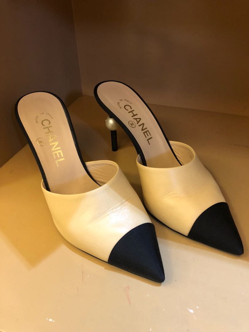 chanel mules sandals