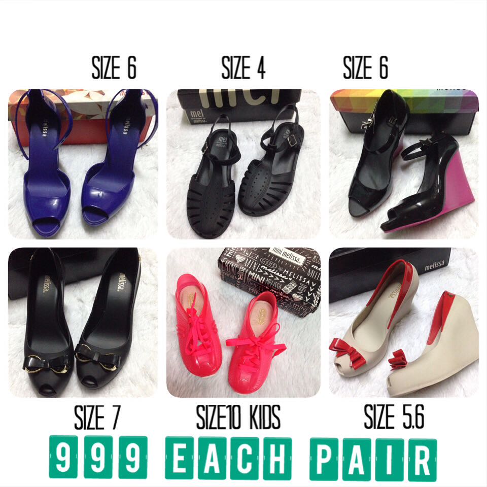 CLEARANCE SALE! MELISSA SHOES 999 only 