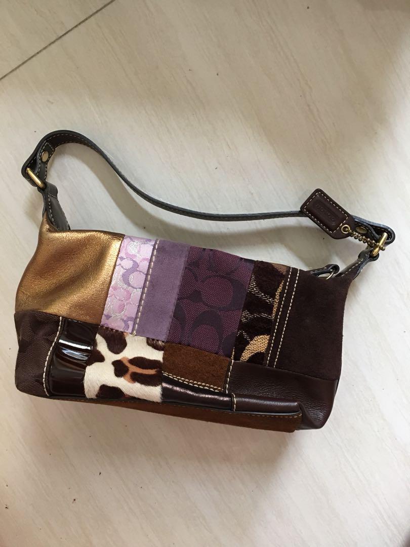 coach patchwork purse
