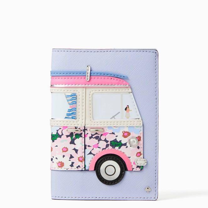 COLLECTIBLE SALE Kate Spade California Dreaming Surf Van Passport Holder Women s Fashion Bags Wallets Purses Pouches on Carousell