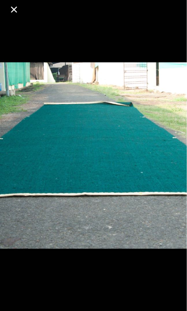 Cricket pitch mat (half pitch jute mat ), Sports Equipment, Exercise