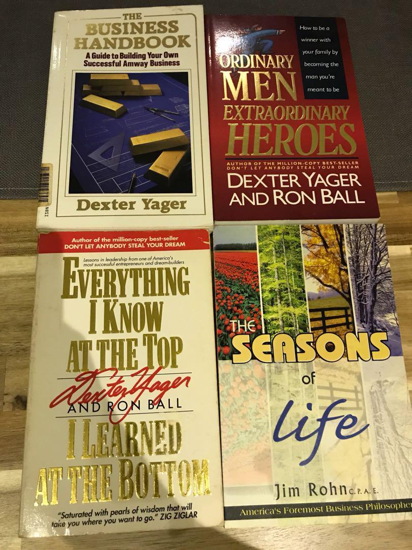 Dexter Yager Jim Rohn Books Stationery Non Fiction On Carousell