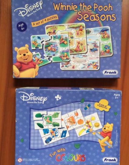 Disney Winnie The Pooh Puzzles Frank, Hobbies & Toys, Stationery ...