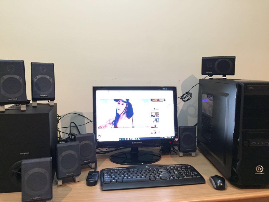 Fortnite budget Gaming Set i5 3570K/R9280X 3GB/120SSD/1 TB Storage with