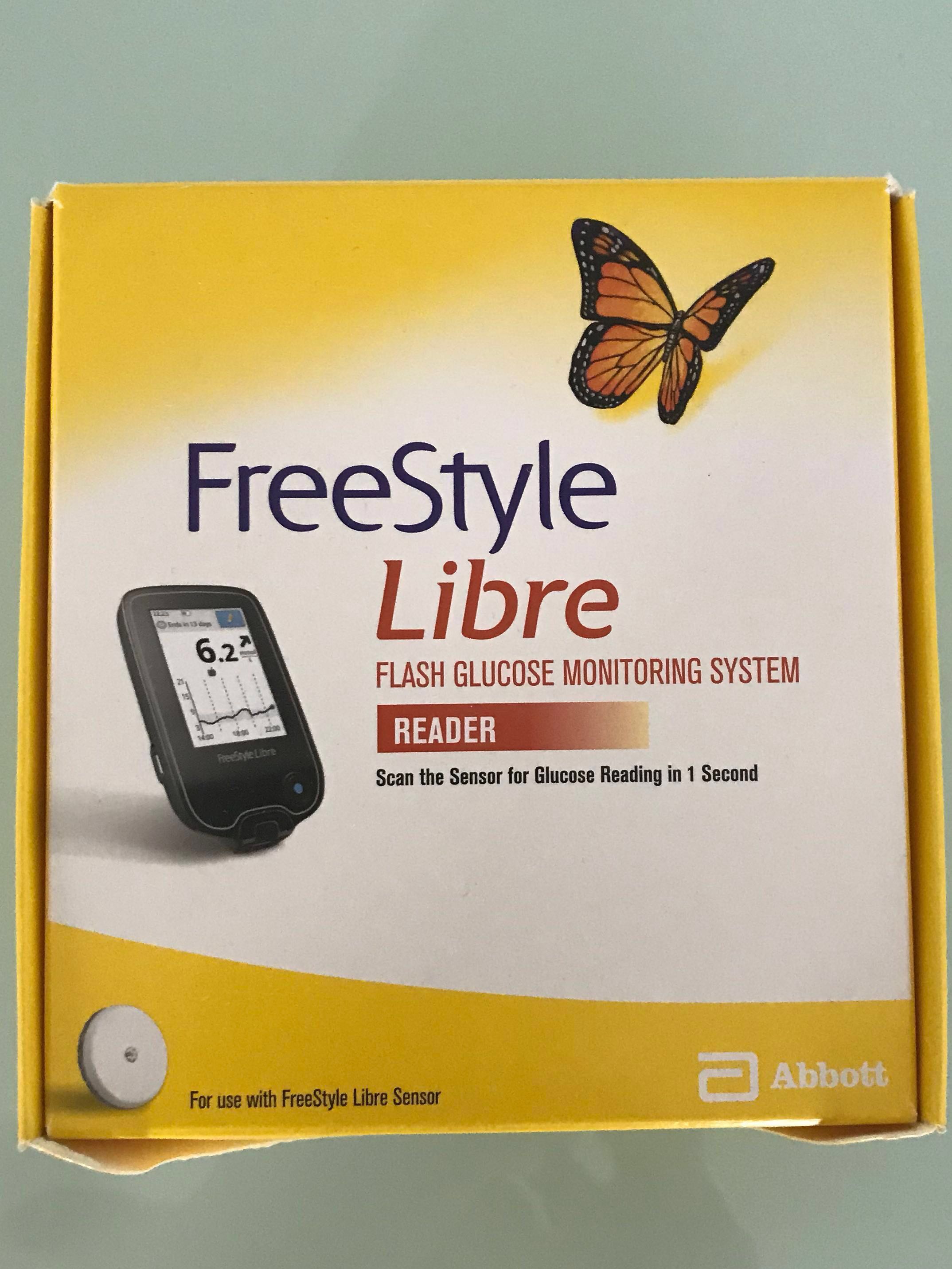 Freestyle Libre blood glucose monitoring device for diabetics., Health