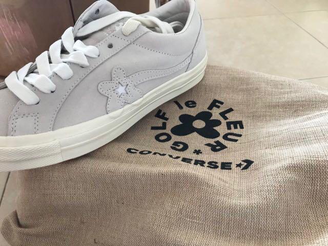 Golf le hotsell fleur white converse