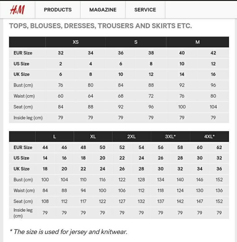 Buy Size Baju H M Up To 74 Off Free Shipping