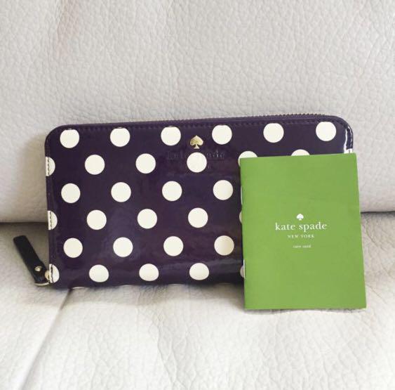 kate spade patent leather wallet