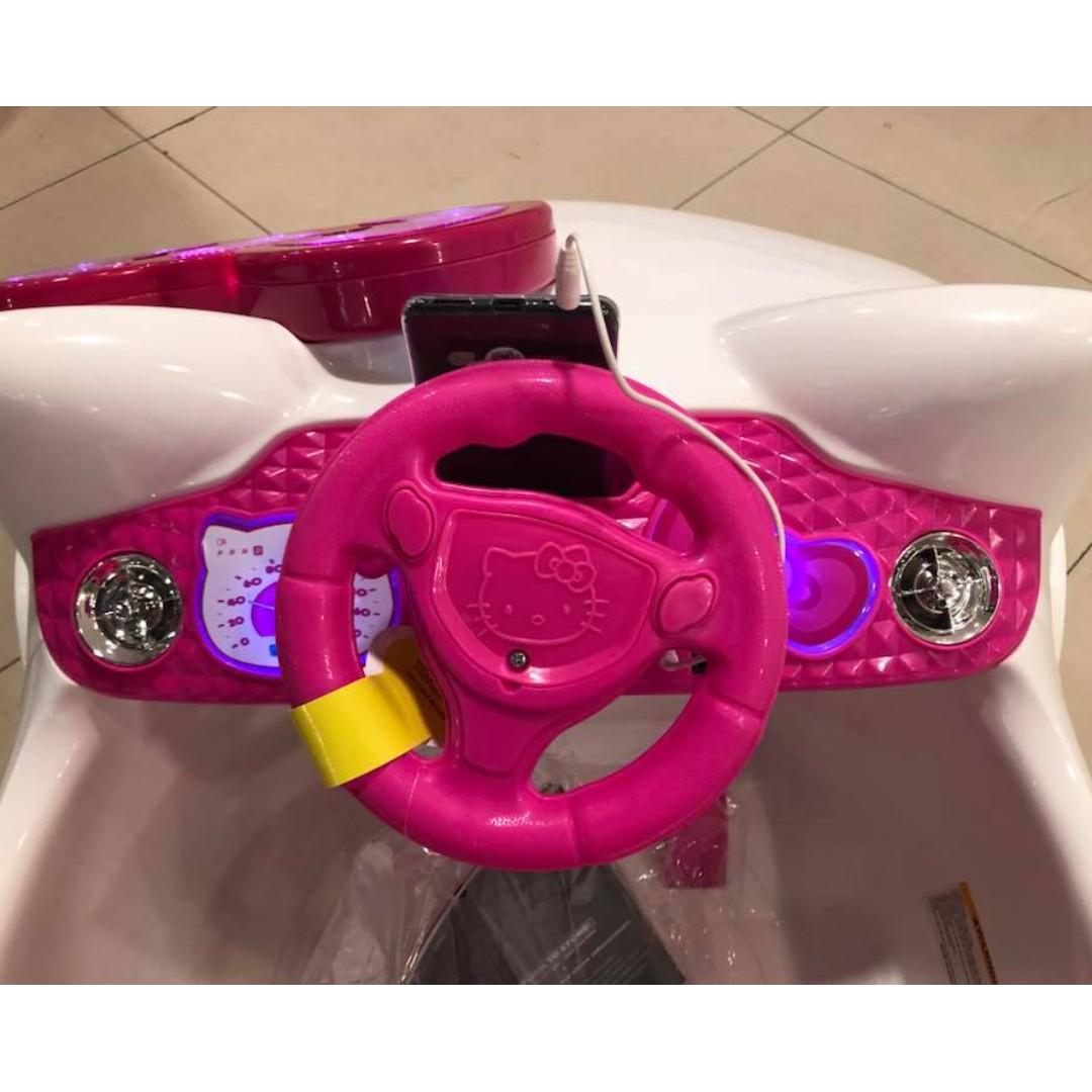 License Big Hello Kitty Electric Ride On Toy Car For Kids, Babies ...