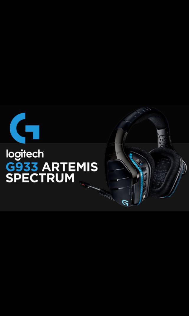 特價 Logitech G933 Artemis Spectrum 無線7 1 環繞音效遊戲耳機麥克風 錄音器材 耳機 Carousell