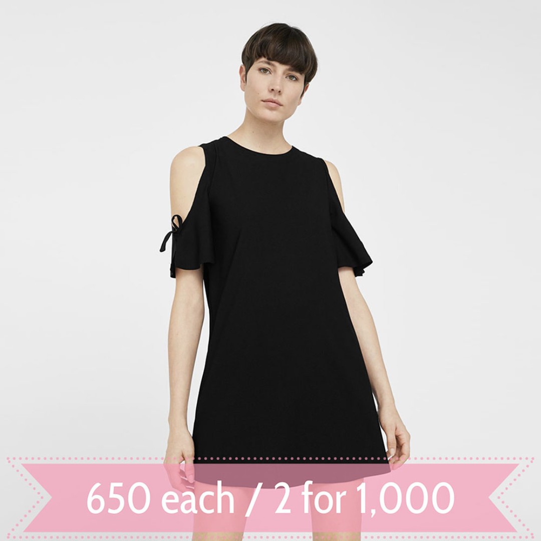 mango black dress 2018