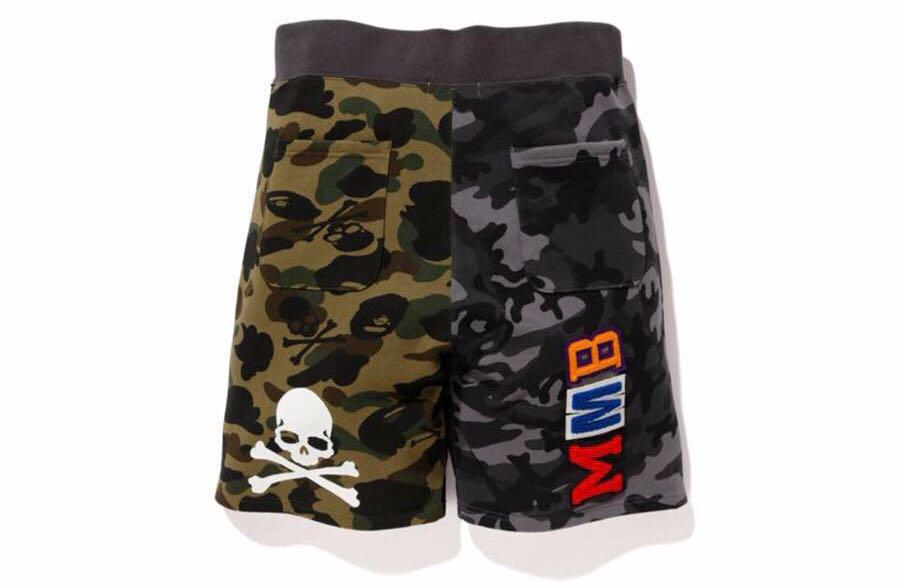 bathing ape sweat shorts