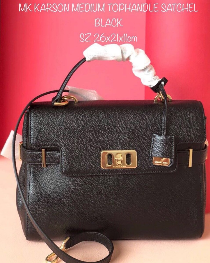 michael kors karson medium satchel