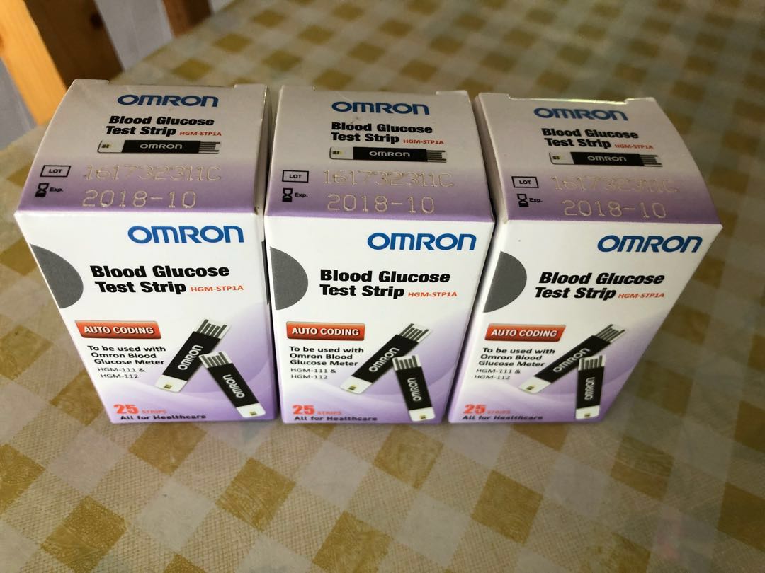 Omron Blood Glucose Test Strip, Everything Else on Carousell
