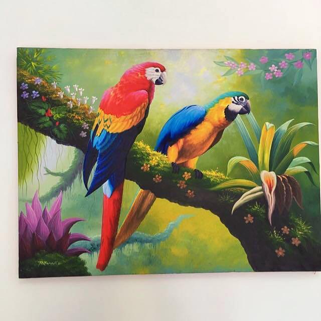 Parrot Paradise Design Craft Art Prints On Carousell