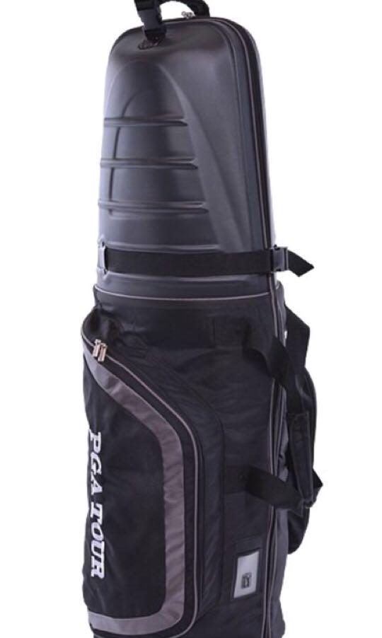 PGA TOUR GOLF HARD TOP TRAVEL COVER BAG With Wheels, Sports Equipment