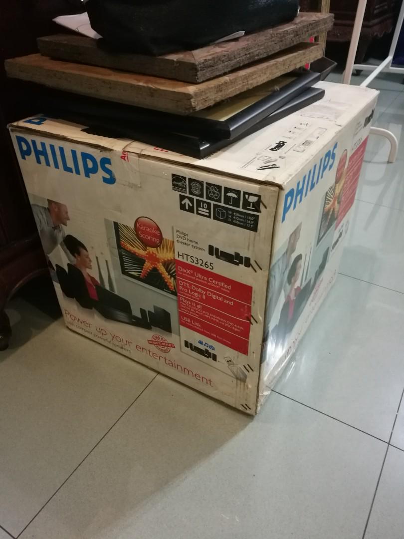 Philips DVD home theater system HTS3265. Speakers, Audio, Soundbars