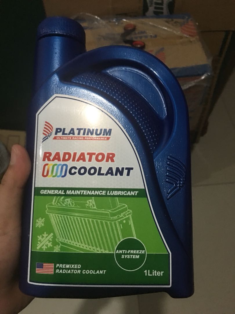Platinum Radiator Coolant, Car Parts & Accessories on Carousell