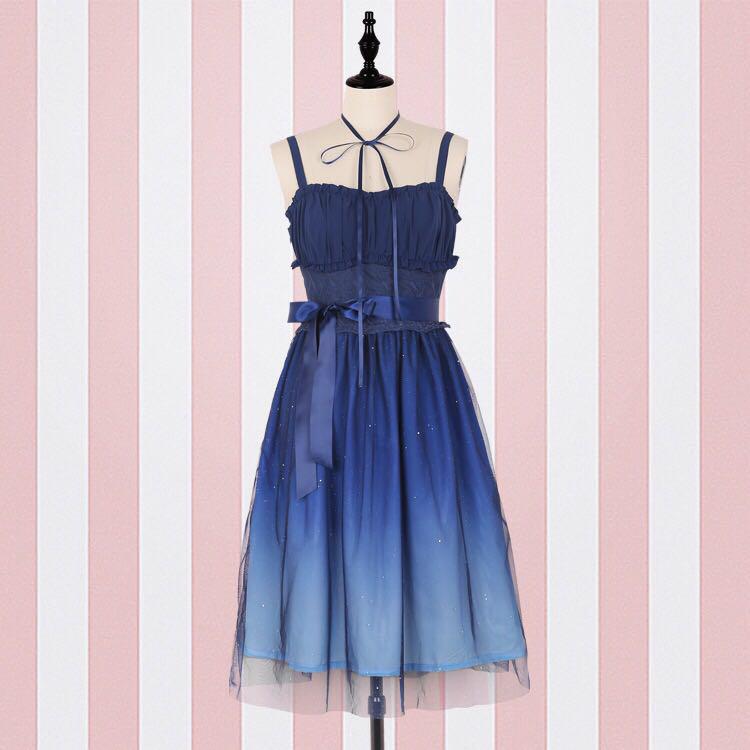 navy blue dress with stars