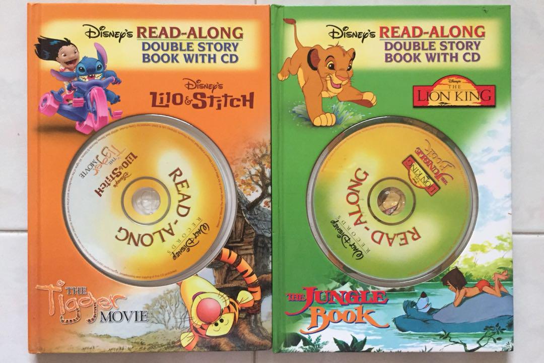 Read Along Double Story Book With CD (4 books), Books & Stationery