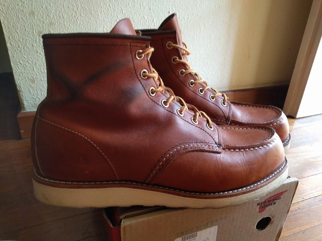 Red 875 Red Wing 875 Moc Toe US 10 E2 wide, Men's Fashion, Footwear, Boots on ...