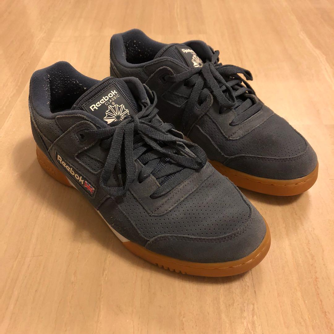 Reebok workout on sale plus black suede