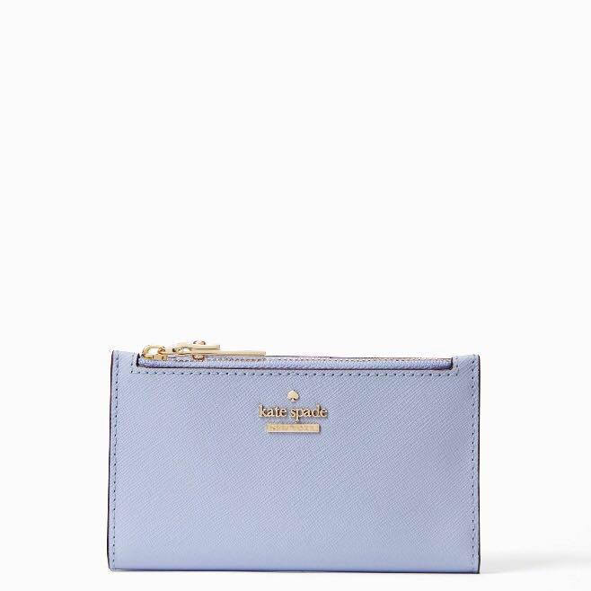 SALE Kate Spade Cameron Street Mikey Card Coin Holder Small Wallet Morning Dawn Lavender Light Blue Women s Fashion Bags Wallets Wallets Card Holders on Carousell