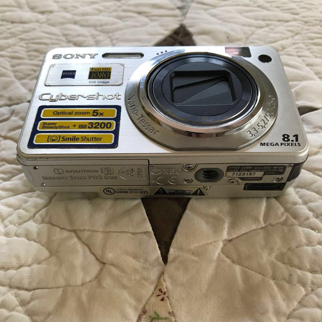 Sony Cybershot DSCW150 8.1 Megapixel, Photography, Video Cameras on