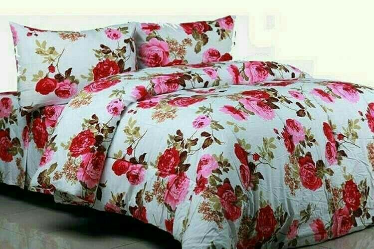 Sprei Motif Bunga Katun Cvc Perabotan Rumah Di Carousell
