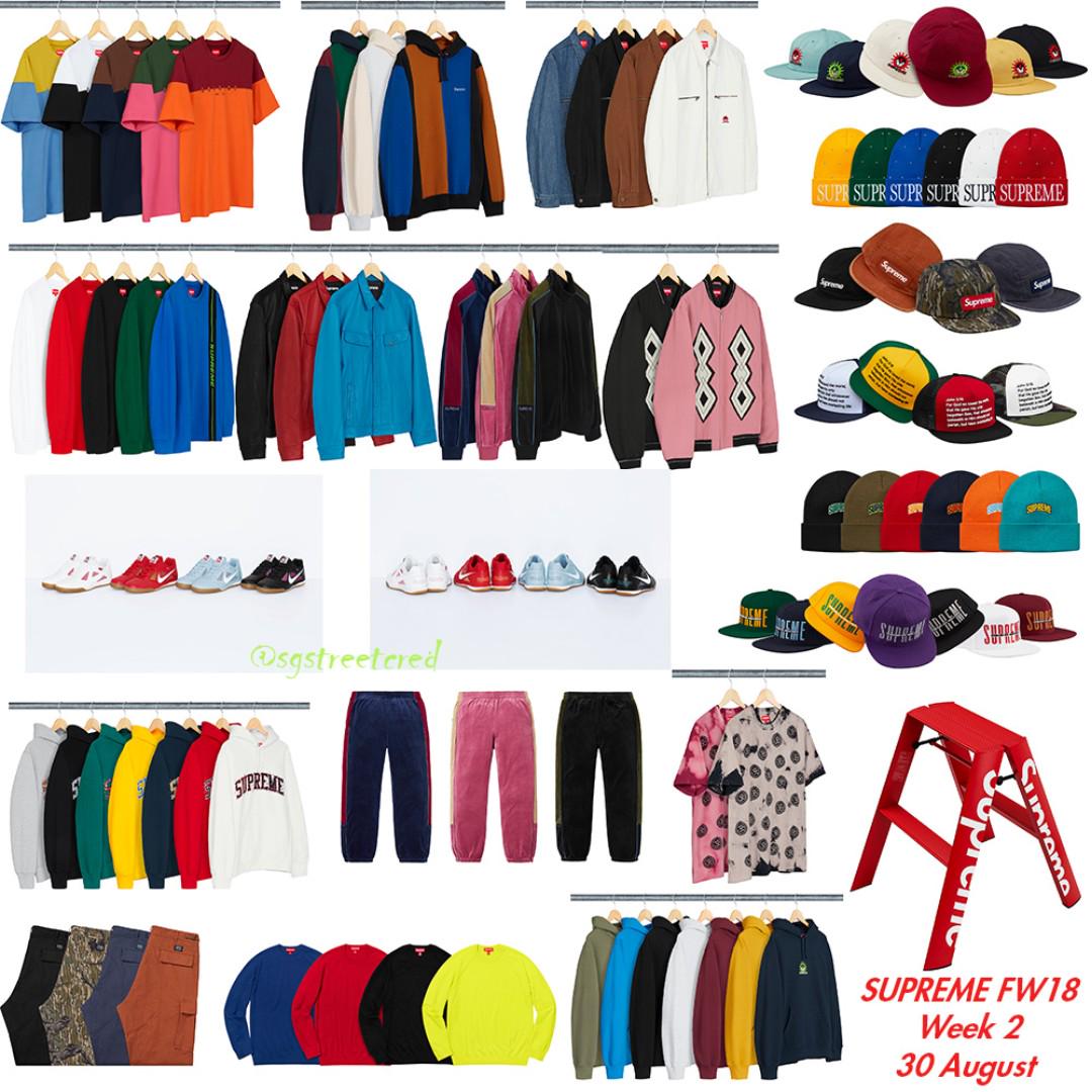 Supreme fw18 week 2 on sale