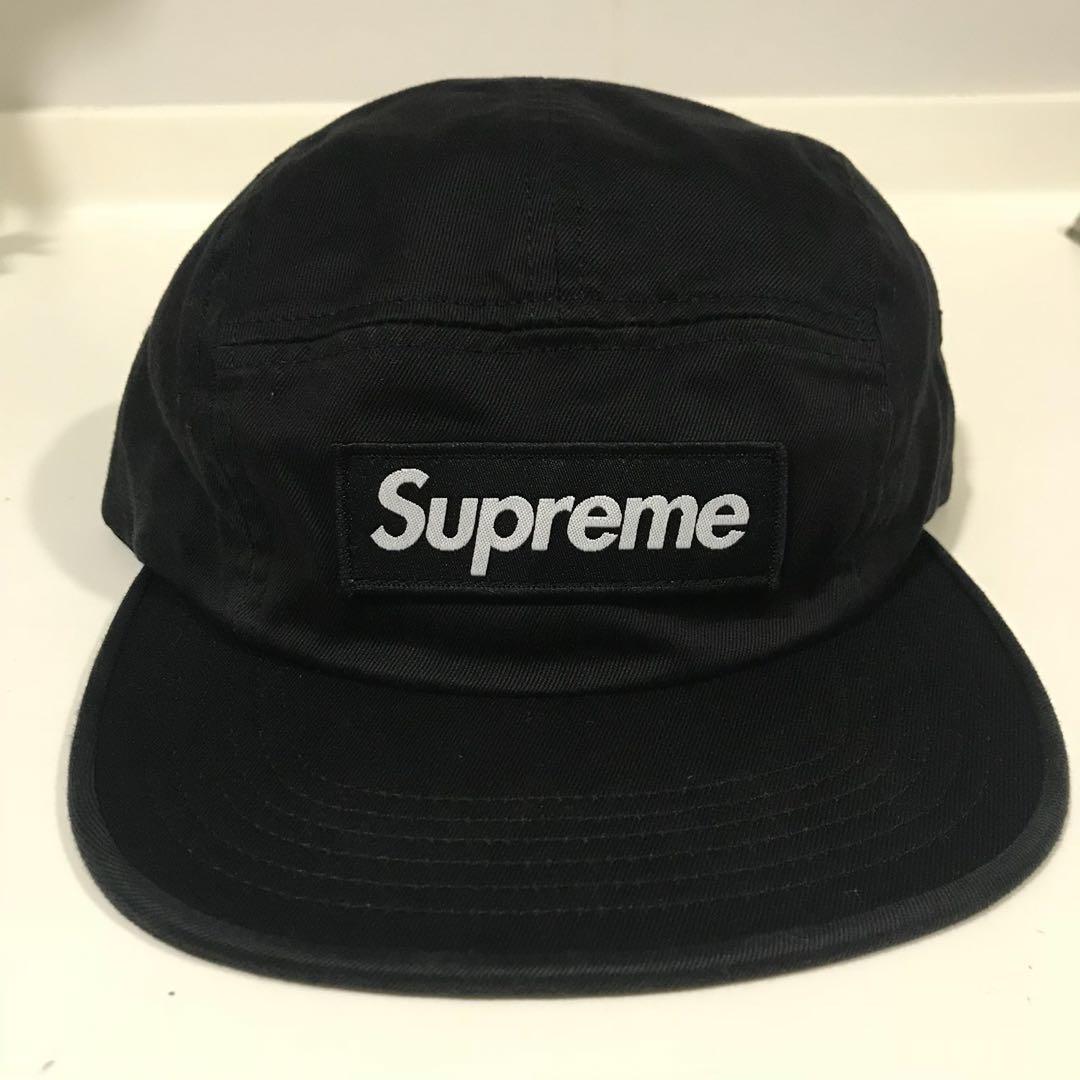 washed chino twill camp cap supreme