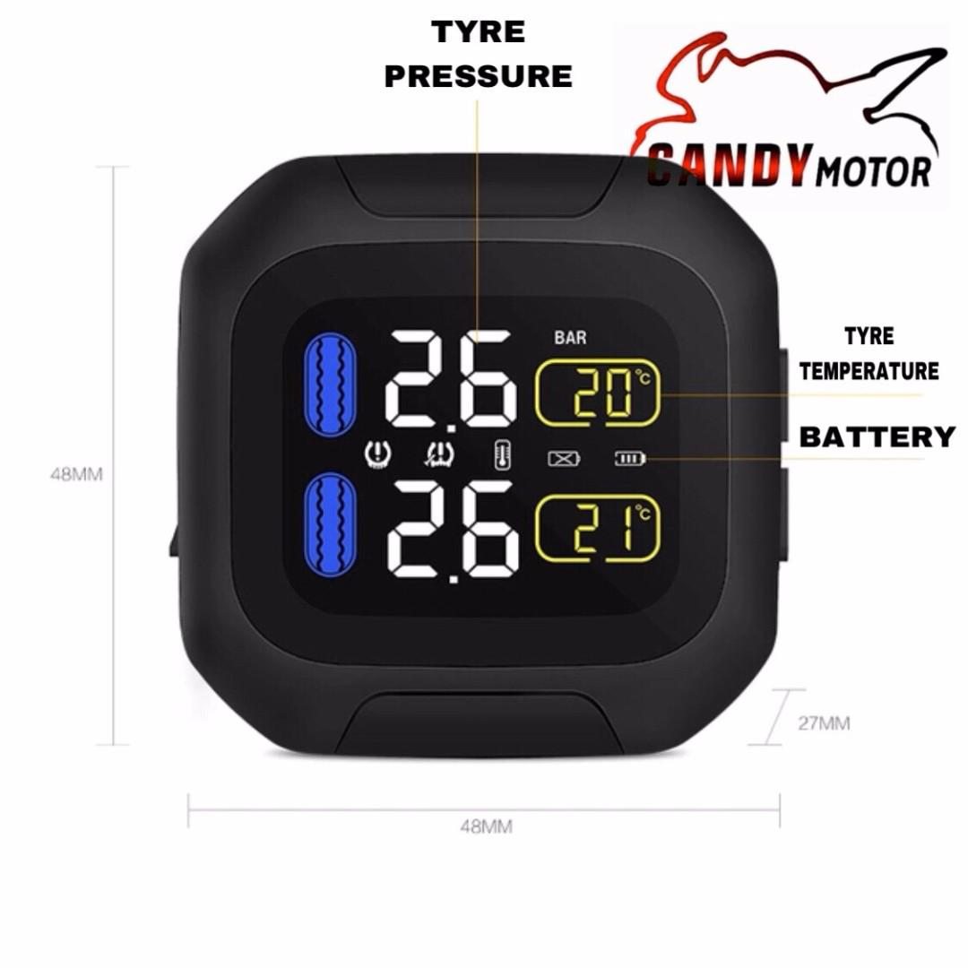 Tyre Pressure Monitoring System, Motorcycles, Motorcycle Accessories on
