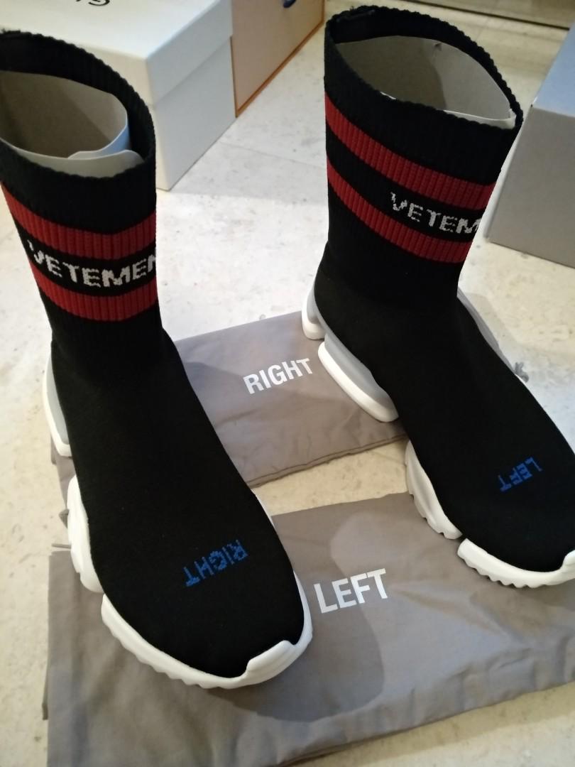 Vetements left right shoes cheap