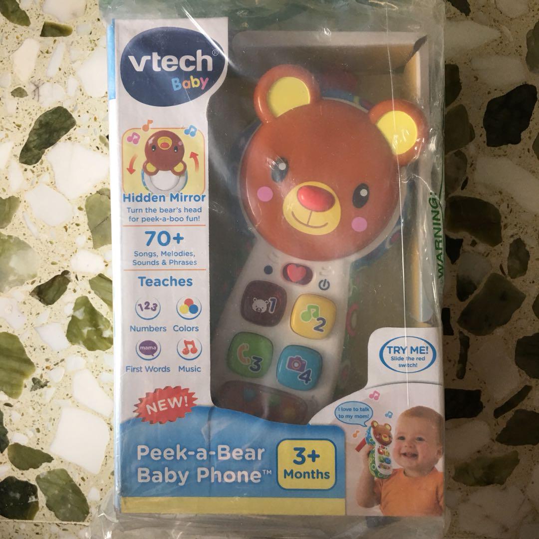 vtech peek a bear baby phone