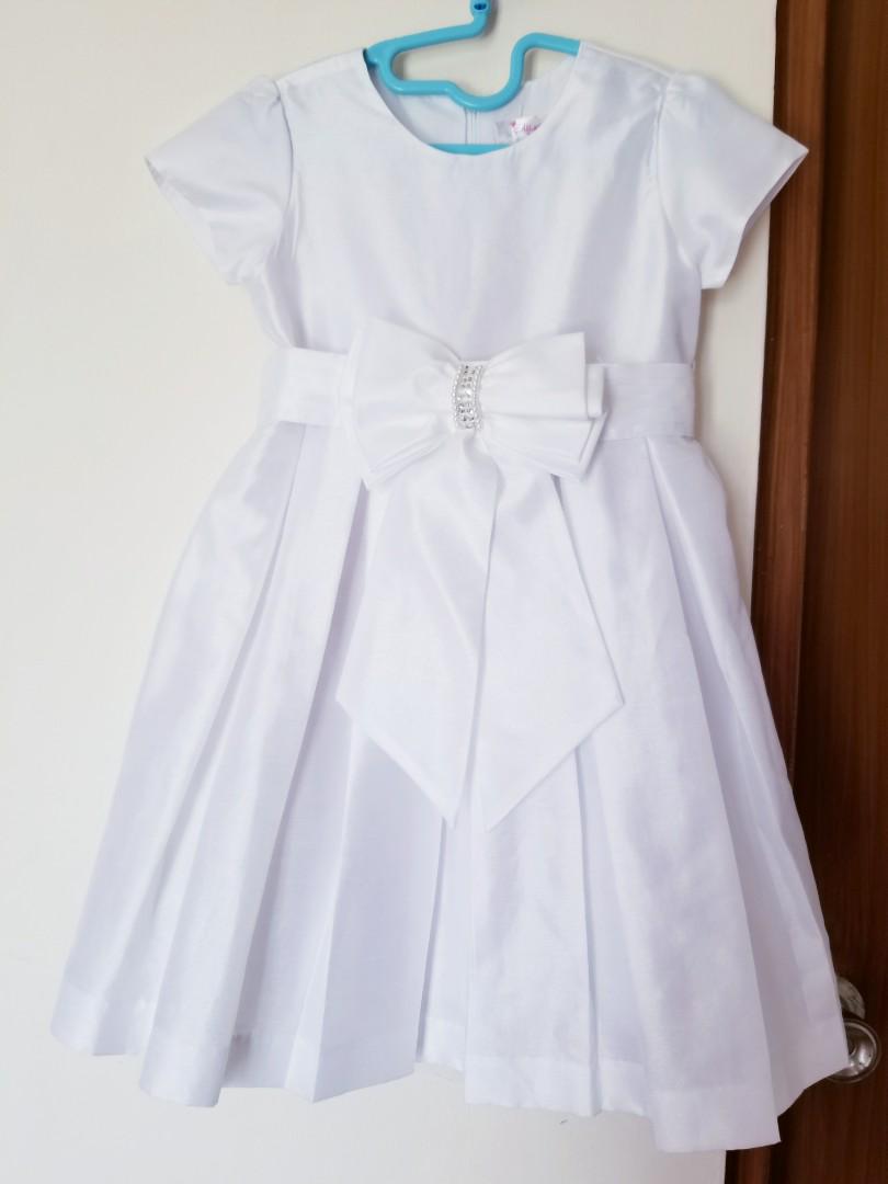 White Dress..Graduation Dress.. For Toddlers., Babies & Kids, Babies & Kids  Fashion On Carousell