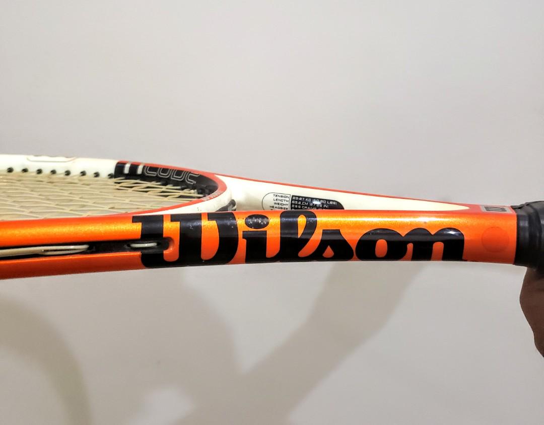 [RUSH] Wilson nCode nTour Pro Orange Midsize Tennis Racket, Sports ...