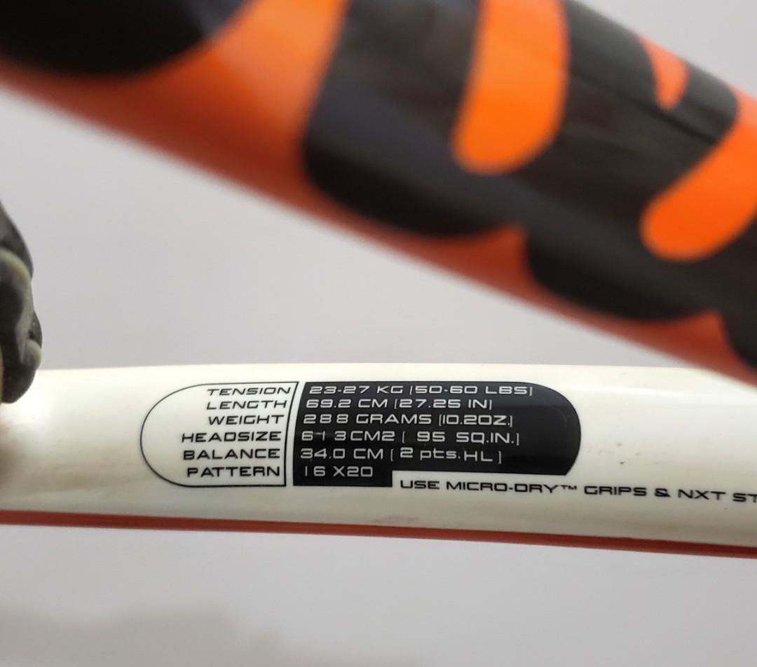 [RUSH] Wilson nCode nTour Pro Orange Midsize Tennis Racket, Sports ...
