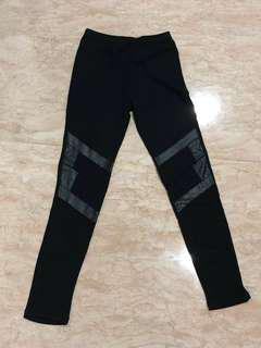Black legging free size S-L panjang 88cm
