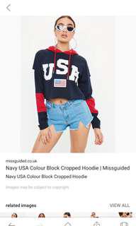 USA cropped jumper