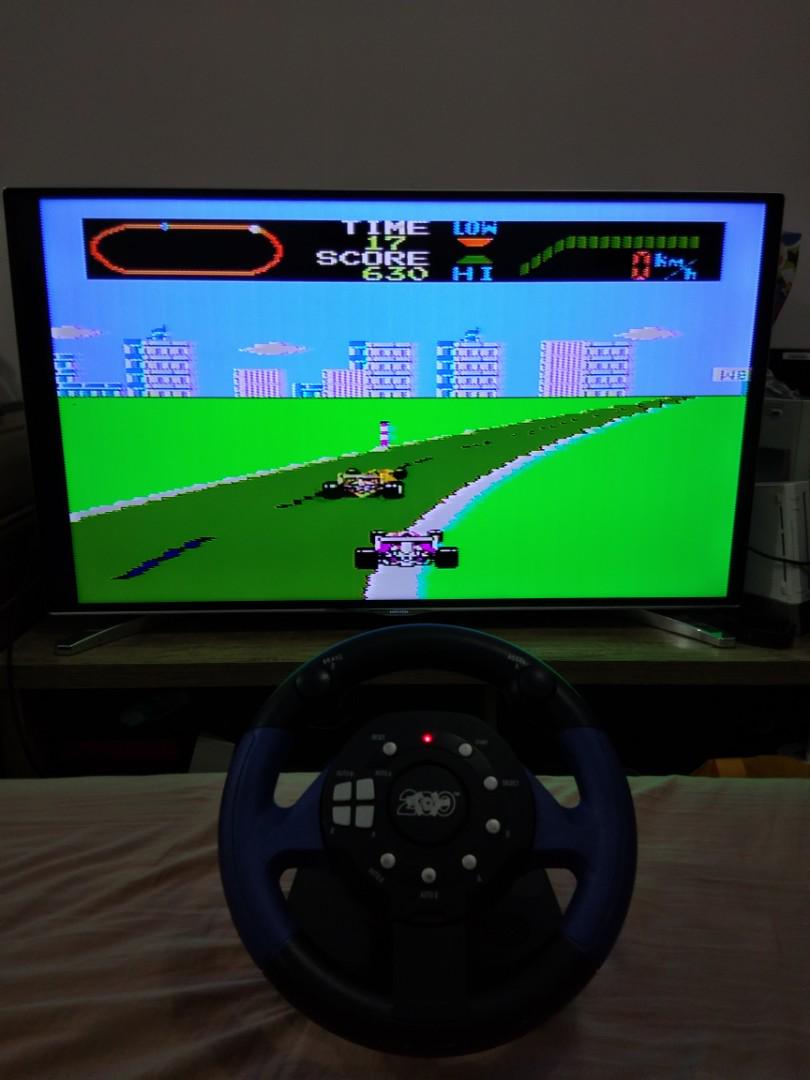 200 Toy Steering Wheel TV Game (Plug and Play Retro Racing Video Games