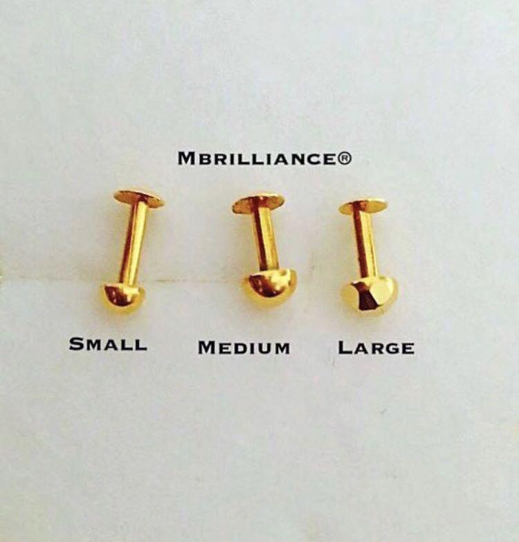 916 gold shop nose stud