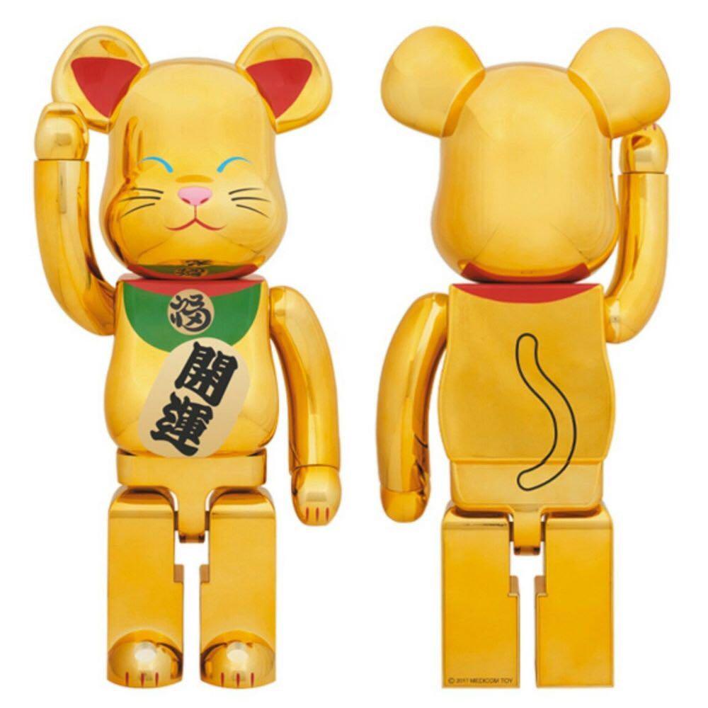 全新1000 招財貓bearbrick Be Rbrick 開運 玩具 遊戲類 玩具 Carousell