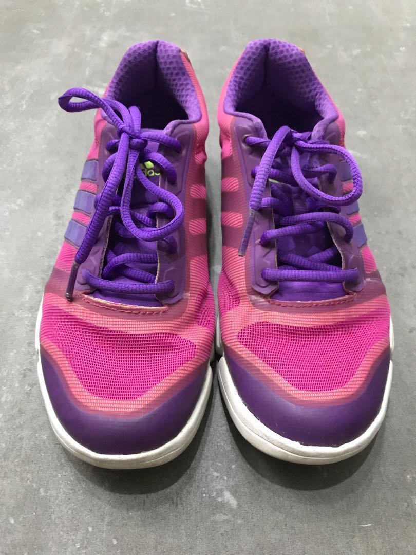 purple adidas womens