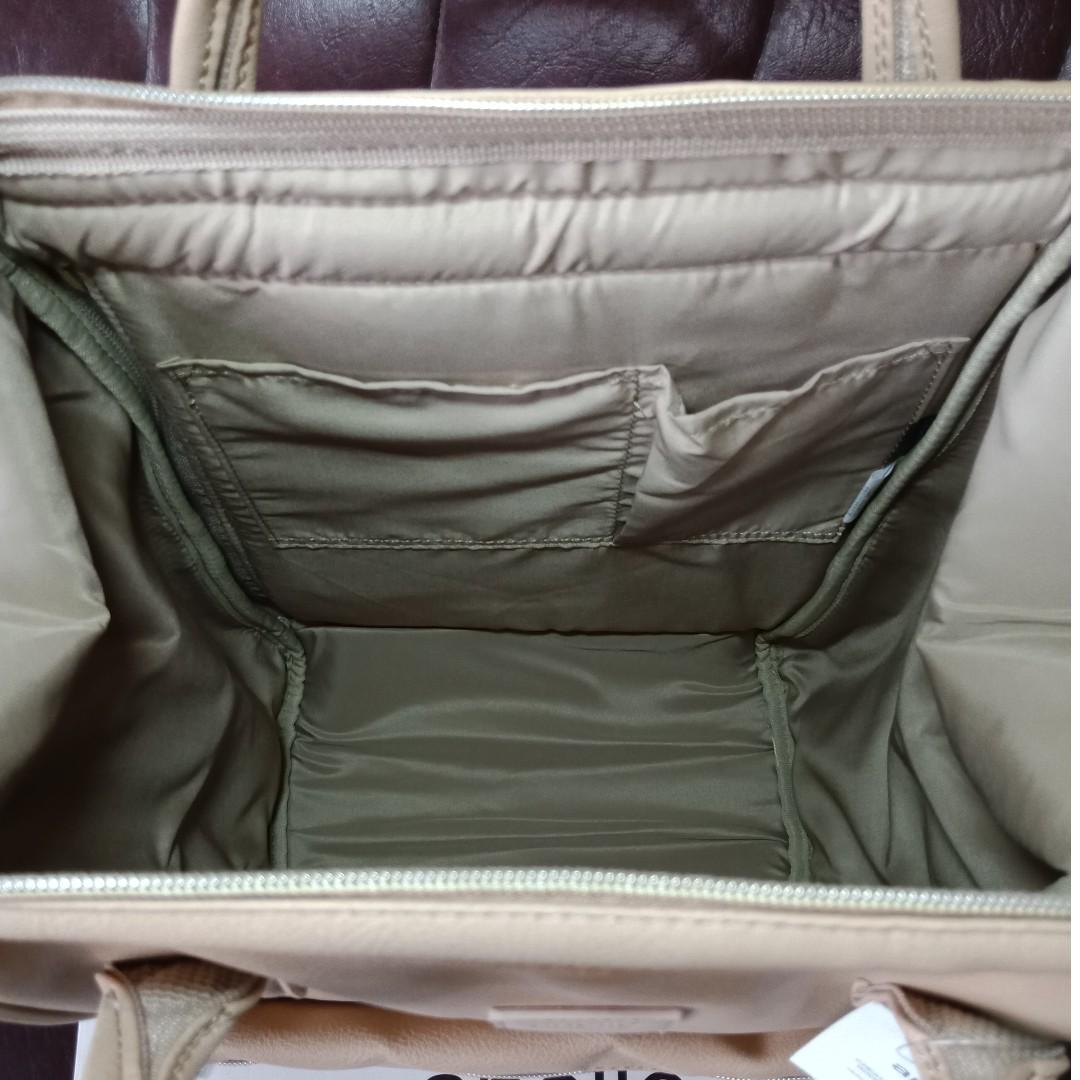 ANELLO JAPAN EXCLUSIVE unisex synthetic leather fullsized backpack (limited edition) cream