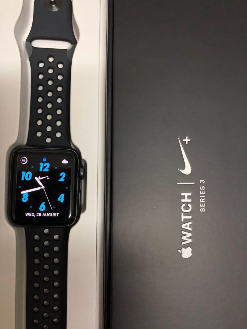 Apple Watch Nike Series 3, Luxury, Watches on Carousell