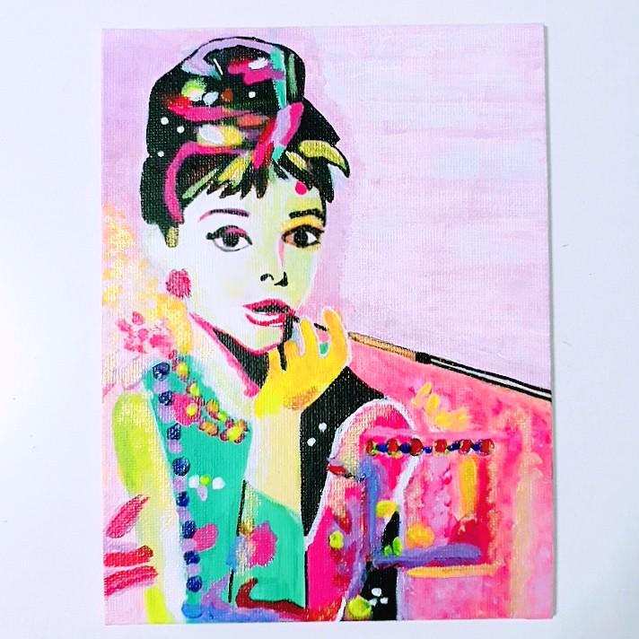 Audrey Hepburn Painting Design Craft Art Prints On Carousell
