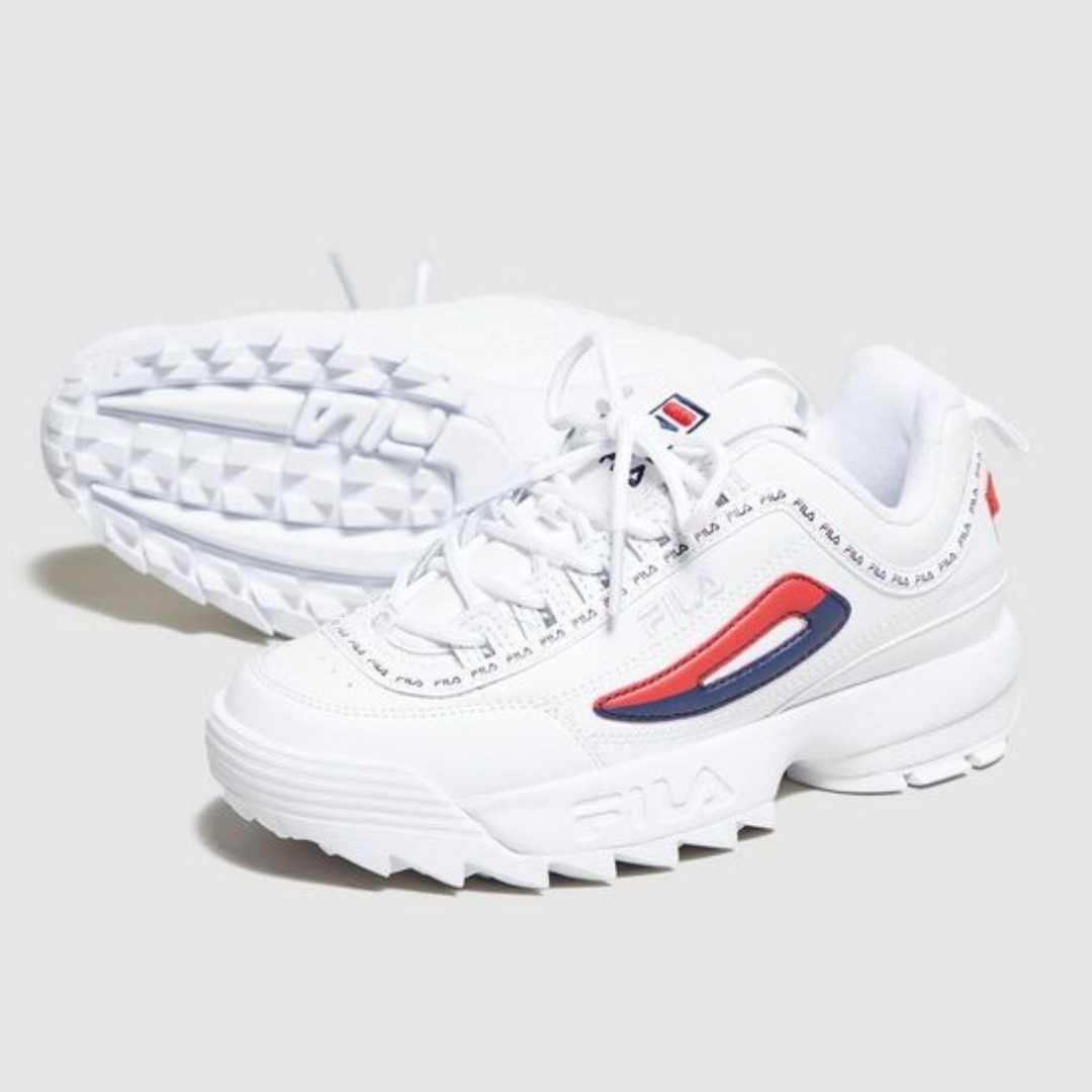 fila disruptor repeat white