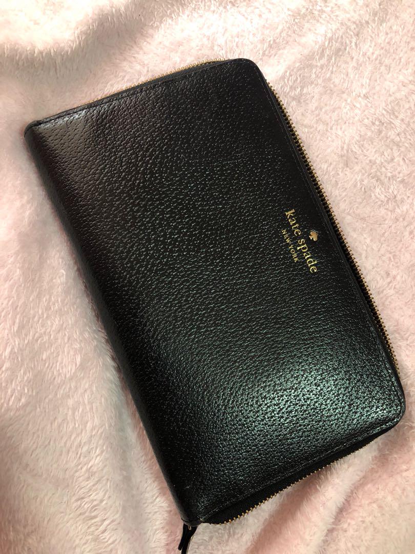 Authentic Kate Spade Grand Street Zip Travel Wallet