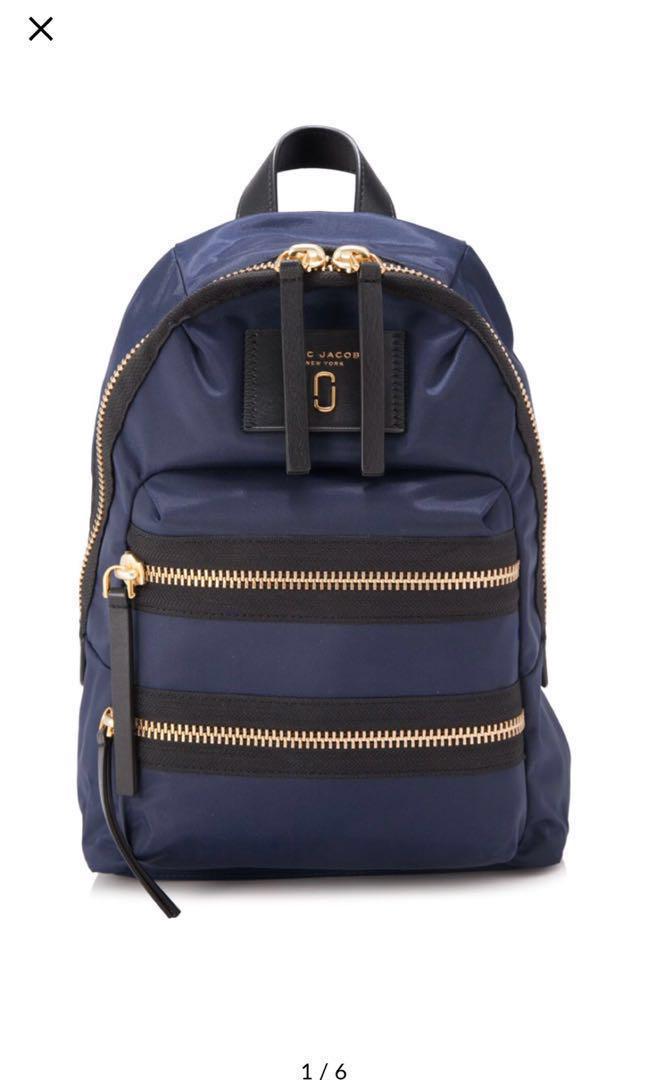 Authentic Marc Jacob Nylon Biker Mini Backpack Luxury Bags
